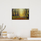 John Atkinson Grimshaw Evening Glow ポスター (キッチン)