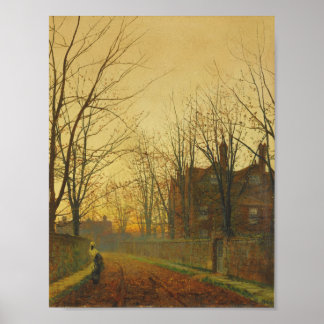 John Atkinson Grimshaw - Late October ポスター