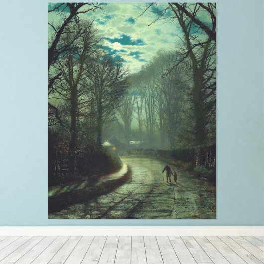 John Atkinson Grimshaw - Nearing home  キャンバスプリント (インサイチュ (ウッドフロア))