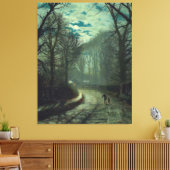 John Atkinson Grimshaw - Nearing home  キャンバスプリント (インサイチュ (リビング))