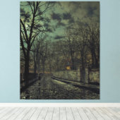 John Atkinson Grimshaw - November キャンバスプリント (インサイチュ (ウッドフロア))