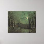 John Atkinson Grimshaw - November Moonlight  キャンバスプリント (正面)