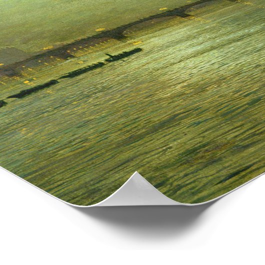 John Atkinson Grimshaw - Reflections on the Thames ポスター (角)