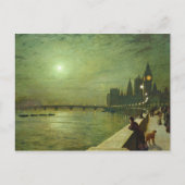 John Atkinson Grimshaw - Reflections on the Thames ポストカード (正面)