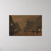 John Atkinson Grimshaw - St Anne's Square and Exch キャンバスプリント (正面)