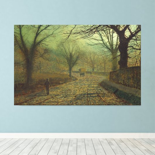 John Atkinson Grimshaw - Stapleton Park, near Pont キャンバスプリント (インサイチュ (ウッドフロア))