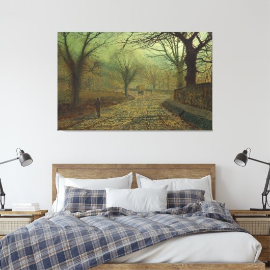 John Atkinson Grimshaw - Stapleton Park, near Pont キャンバスプリント (インサイチュ (寝室))