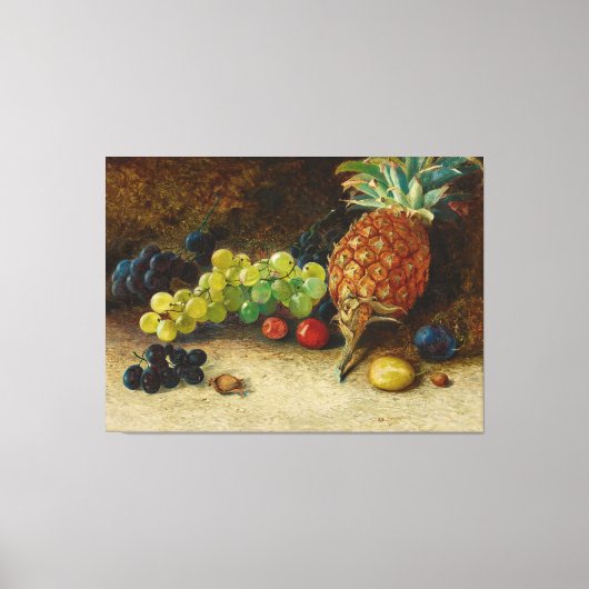 John Atkinson Grimshaw - Still Life With キャンバスプリント (正面)