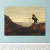 John Atkinson Grimshaw - The Parable of the Lost  キャンバスプリント (インサイチュ (ウッドフロア))