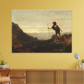 John Atkinson Grimshaw - The Parable of the Lost  キャンバスプリント (インサイチュ (リビング))