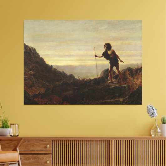 John Atkinson Grimshaw - The Parable of the Lost  キャンバスプリント (インサイチュ (リビング))