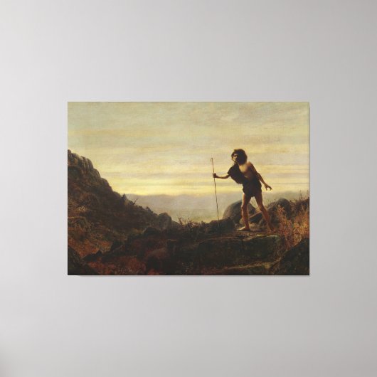 John Atkinson Grimshaw - The Parable of the Lost  キャンバスプリント (正面)