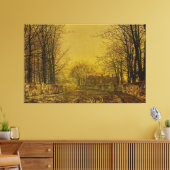 John Atkinson Grimshaw - The Queen’s Highway キャンバスプリント (インサイチュ (リビング))