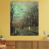 John Atkinson Grimshaw - The Tryst キャンバスプリント (インサイチュ (リビング))