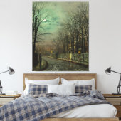 John Atkinson Grimshaw - The Tryst キャンバスプリント (インサイチュ (寝室))