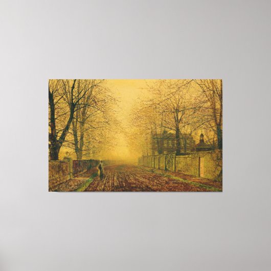 John Atkinson Grimshaw - Under The Beeches キャンバスプリント (正面)