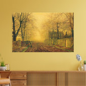 John Atkinson Grimshaw - Under The Beeches キャンバスプリント (インサイチュ (リビング))