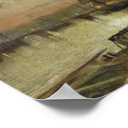 John Atkinson Grimshaw - Whitby ポスター (角)