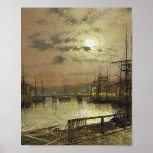 John Atkinson Grimshaw - Whitby ポスター (正面)