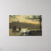 John Atkinson Grimshaw - Whitby Abbey And Church キャンバスプリント (正面)