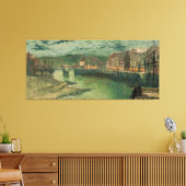 John Atkinson Grimshaw - Whitby Docks  キャンバスプリント (インサイチュ (リビング))