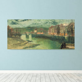 John Atkinson Grimshaw - Whitby Docks  キャンバスプリント