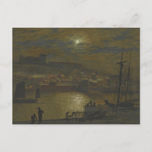 John Atkinson Grimshaw - Whitby from Scotch Head ポストカード (正面)