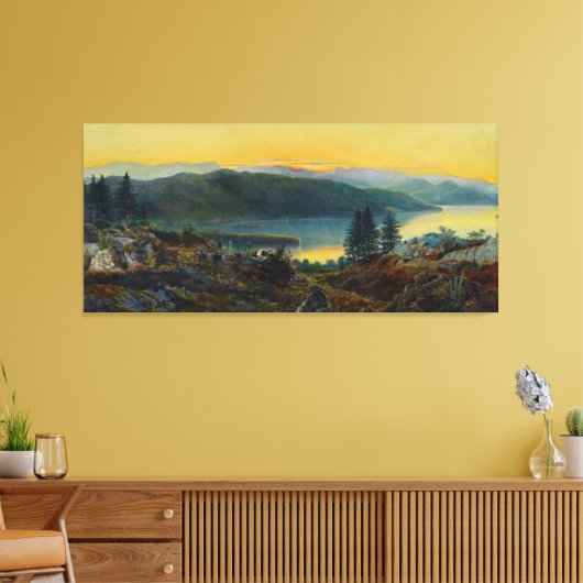 John Atkinson Grimshaw - Windermere  キャンバスプリント (インサイチュ (リビング))