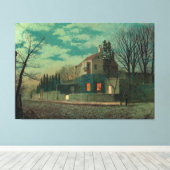 John Atkinson Grimshaw - Yew Court, Scalby  キャンバスプリント (インサイチュ (ウッドフロア))