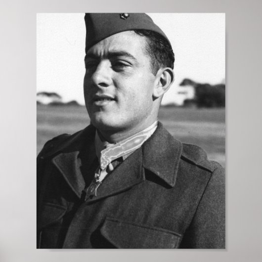 John Basilone Portrait ポスター (正面)