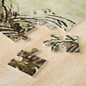 John Bauerによる「Leap the Elk」水彩画 ジグソーパズル (側面)