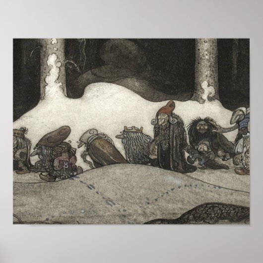 John Bauer – クリスマスナイト ポスター (正面)