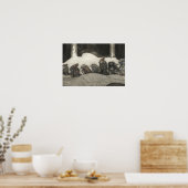 John Bauer – クリスマスナイト ポスター (キッチン)