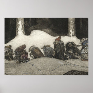 John Bauer – クリスマスナイト ポスター