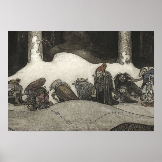 John Bauer – クリスマスナイト ポスター (正面)