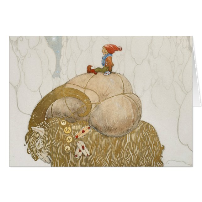 John Bauer – クリスマスヤギ (正面横)
