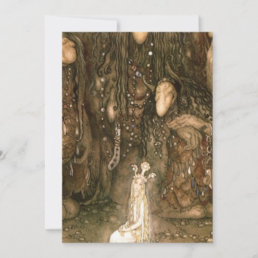 John Bauer – 見てトロール母は見て言った 招待状 (正面)