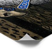 John Bauer - Dag och dag tog tog tomtenラベルi tyglar ポスター (角)