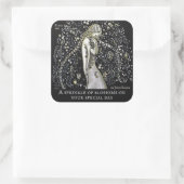 John Bauer Flower sprinkle CC1149お祝い スクエアシール (バッグ)