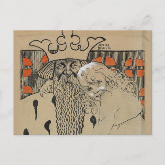 John Bauer, Linda Gull och den gamle, 1905 ポストカード