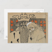 John Bauer, Linda Gull och den gamle, 1905 ポストカード (正面/裏面)