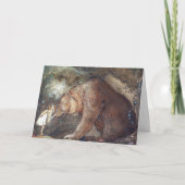 John Bauer Poor Little Basseポスター カード (正面)