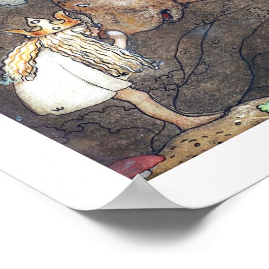 John Bauer Poor Little Basseポスター ポスター (角)