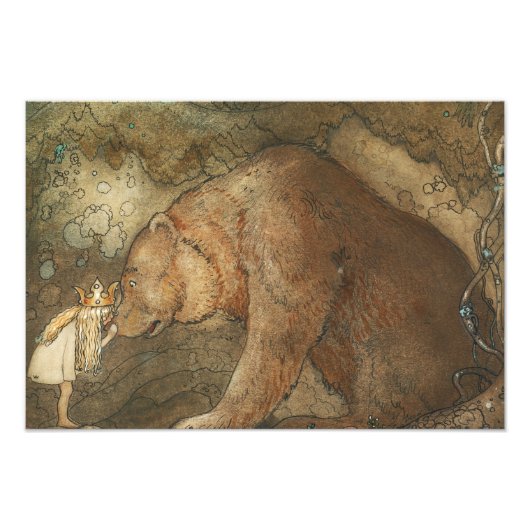 John Bauer - Poor Little Basse フォトプリント (正面)