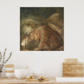 John Bauer - Poor little Basse ポスター (キッチン)