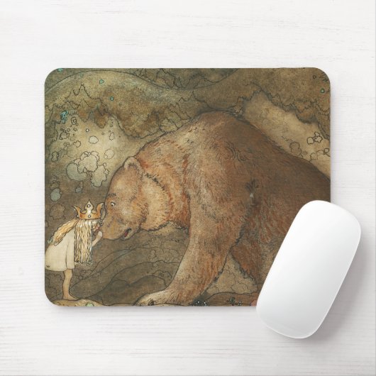 John Bauer - Poor Little Basse マウスパッド (マウス)