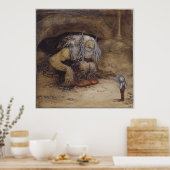 John Bauer - The boy who never was afraid ポスター (キッチン)