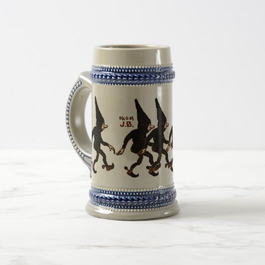 John Bauer Tomtenisse CC0577 Stonewware Beer Mug ビールジョッキ (正面左)