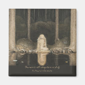 John Bauer Tuvstarr by the forest tarn CC1038 マグネット (正面)