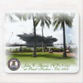 John C. Stennis (CVN-74)@ Pearl Harbor マウスパッド (正面)